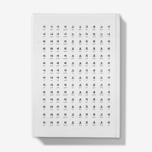 Hangeul ~ Carnet, alphabet coréen en Gungche